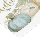 秋のブルーパンプキンテーブルランナー ショートテーブルランナー (コーナー)