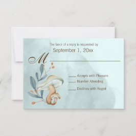 秋のブルーマッシュルーム 出欠カード