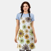 秋のブーケエプロン エプロン (着用した状態)