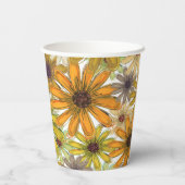 秋のブーケ紙カップ 紙コップ (裏面)