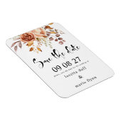 秋のブーケ Save the date マグネット (右側)