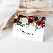 秋のブ素朴ルガンディ花嫁のメイドありがとう サンキューカード