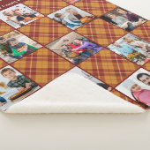 秋のプライドパーソナライズされた13ユニークフォトコラージュ シェルパブランケット (3/4)