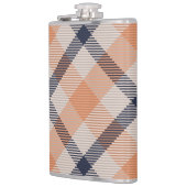 秋のプラッ市松模様にド秋の感謝祭 フラスク (左)