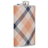 秋のプラッ市松模様にド秋の感謝祭 フラスク (右)