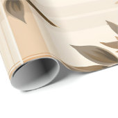 秋のプレイドコージー秋パターンデザイン ラッピングペーパー (ロールコーナー)