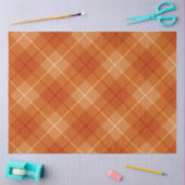 秋のプレイドシリーズデザイン7ティッシュペーパー 薄葉紙 (クラフト)