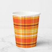 秋のプレイドホームデコール秋シーズンサンクスギビング 紙コップ (裏面)