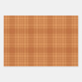 秋のプレイド ラッピングペーパーシート (正面3)