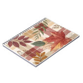 秋のプレイド&離れズ | 居心地の良いスパイラルフォトノートブック ノートブック (左側)