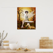 秋のプレゼント ポスター (キッチン)