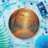 秋のプレート ペーパープレート (パーティー)