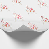 秋のプードル ラッピングペーパー (角)