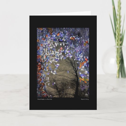 秋のプールにミックスマプル カード (正面)