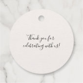 秋のベイビーシャワーフェルトタグ フェイバータグ (裏面)