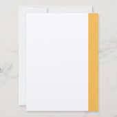 秋のベイビーシャワー ママとパパの鳥とピンクの卵 招待状 (裏面)