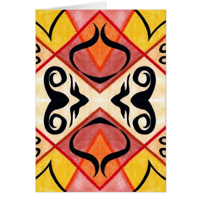 秋のベクターグリーティングカード (正面)