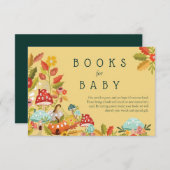 秋のベビーの本きのこ&かぼちゃの エンクロージャーカード (正面/裏面)