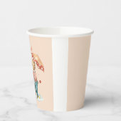 秋のベビーシャワー紙カップ、ベアーカップ 紙コップ (左)