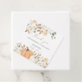 秋のベビーシャワー スクエア お礼タグ 感謝タグ フェイバータグ (インサイチュ)