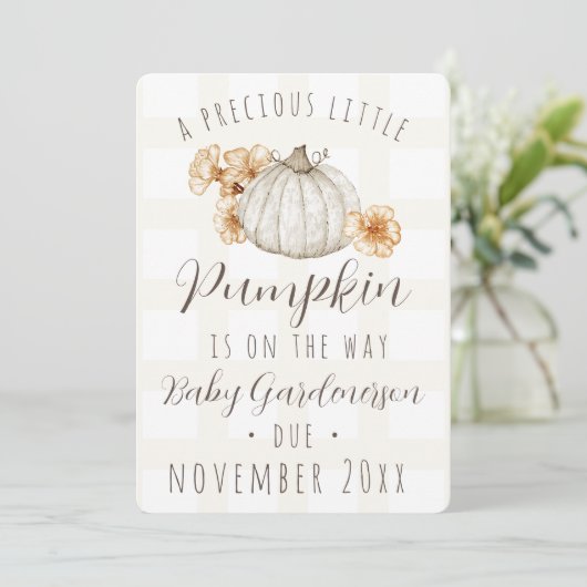 秋のベビーフォトカボチャ発表 案内状 (スタンド正面)