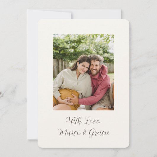 秋のベビーフォトカボチャ発表 案内状 (裏面)