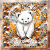 秋のベビーベア ウィンドウサイン (シート2)