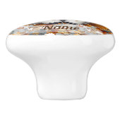 秋のベビーベア セラミックノブ (側面)