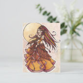 秋のベリーダンサーのポストカード ポストカード (スタンド正面)