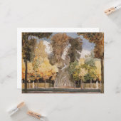 秋のベルサイユ公園(by Konstantin Somov) カード (正面/裏面インサイチュ)