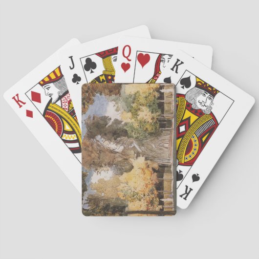 秋のベルサイユ公園(by Konstantin Somov) トランプ (裏面)