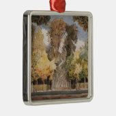 秋のベルサイユ公園(by Konstantin Somov) メタルオーナメント (右)