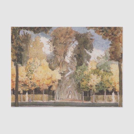 秋のベルサイユ公園(by Konstantin Somov) 薄葉紙 (正面)