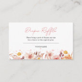 秋のベ イビーシャワーディーパーラッフル エンクロージャーカード (正面)