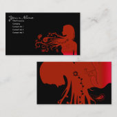 秋のペイズリー 名刺 (正面/裏面)