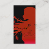 秋のペイズリー 名刺 (裏面)