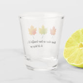 秋のホリデーショットグラス ショットグラス (裏面)