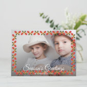 秋のホリー「Season's Greetings」写真 シーズンカード (スタンド正面)