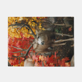 秋のホワイトテール ドアマット (正面)