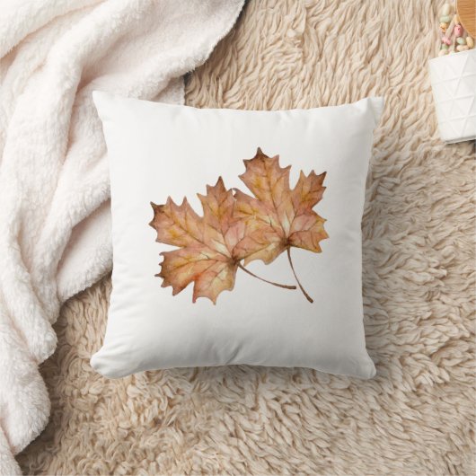 秋のホーム葉デコーの秋のカエデの数 クッション (ブランケット)