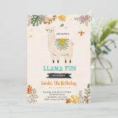 秋のボヘミアンハードのラマパーティーへの招待状 招待状 (スタンド正面)