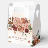 秋のボヘミアンブルゴーニュ&テラコッタフローラ フェイバーボックス (オープン)