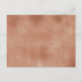 秋のボヘミアンミッシュルーム フラワーブック ベイビー インビテーションポストカード (裏面)