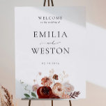 秋のボヘミ結婚アの歓迎サイン ポスター<br><div class="desc">この秋のボヘミアンの結婚ウェルカムサインは、秋の色合いのブルゴーニュ、ピンク、金ゴールドのハンドドロー花模様を特徴としている。簡単かつ迅速に詳細でパーソナライズする。単に'it'ボタンを押しカスタマイズて、文字のスタイルと配置をさらに再配置し、フォーマットする。</div>