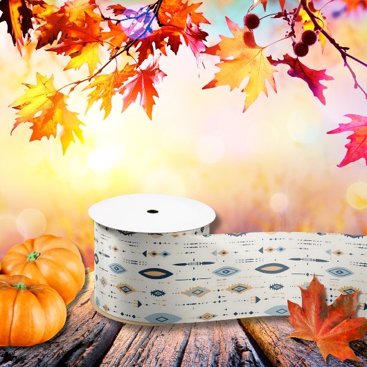 秋のボホーとボヘミアン離れ サテンリボン