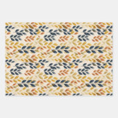 秋のボホーとボヘミアン離れ ラッピングペーパーシート (正面)