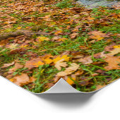 秋のポスターの路地 ポスター (角)