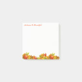 秋のポストのノート秋は美しいです ポストイット (正面)