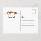 秋のポストカード シーズンポストカード (裏面)