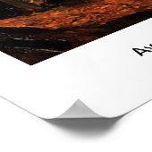 秋のポプラ通り、ビンセント・ヴァン・ゴッホ。イム ポスター (角)